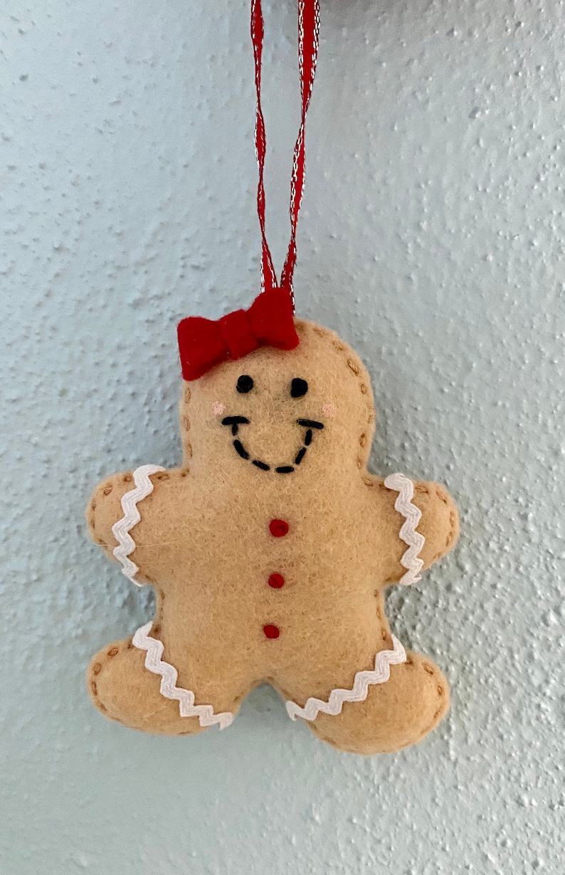 Gingerbread girls ornament