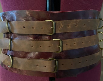 Corset Belt Belt Festival Celtic Belt Larp Belt Crochet Belt Rainassance Medieval Belt Laced belt Layering Belt Pagan Waist Band
