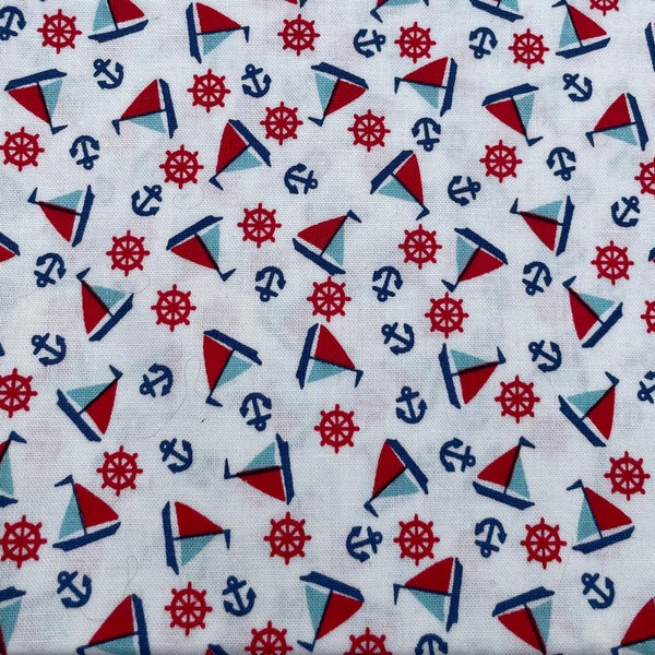 Moda 30’s playtime by Chloe’s Closet Fat quarter Little boats