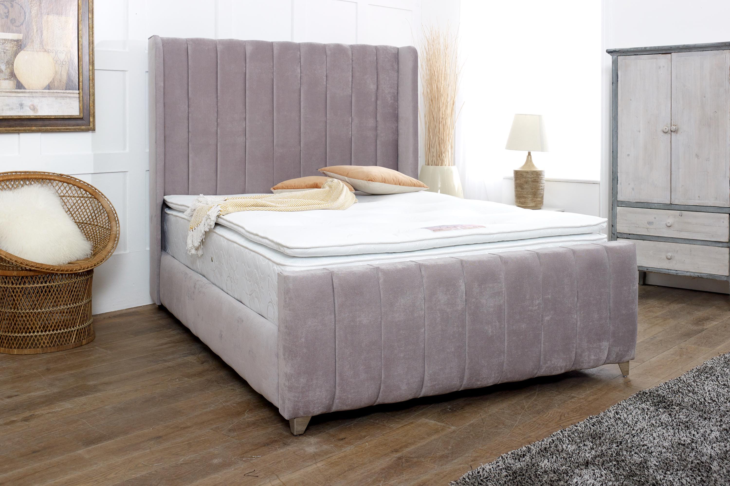 Sara wingback bed discount
