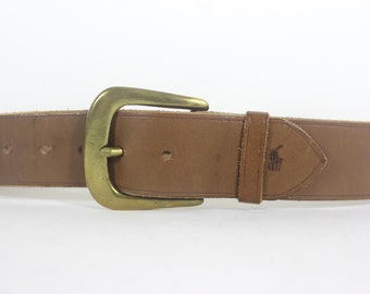 Ann Taylor Wide Tan Leather Belt Small Ann Taylor Suede Belt Tan Brown Genuine Leather Women main image 3