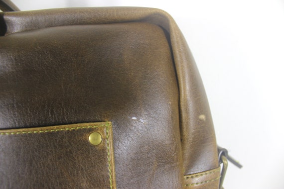 Vintage Matt & Nat Vegan Leather Messenger Bag To… - image 9