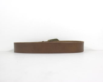 28”-32” POLO RALPH LAUREN Wide Tan Leather Belt With a  display picture 2