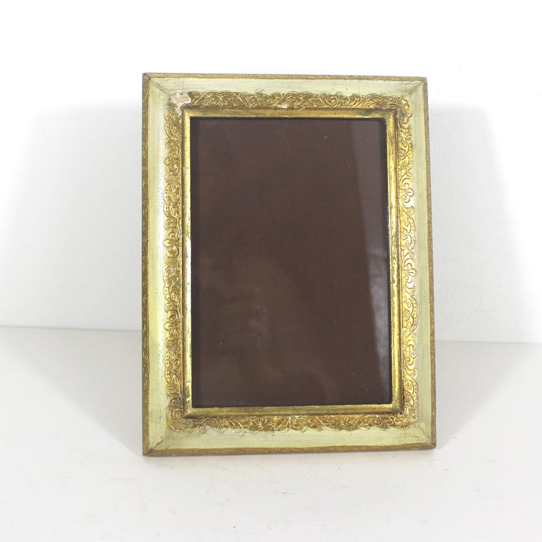 Vintage Italian Florentine Gilt Wood Photo Frame Horizontal or Vertical ...