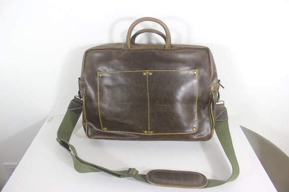 Vintage Matt & Nat Vegan Leather Messenger Bag To… - image 2