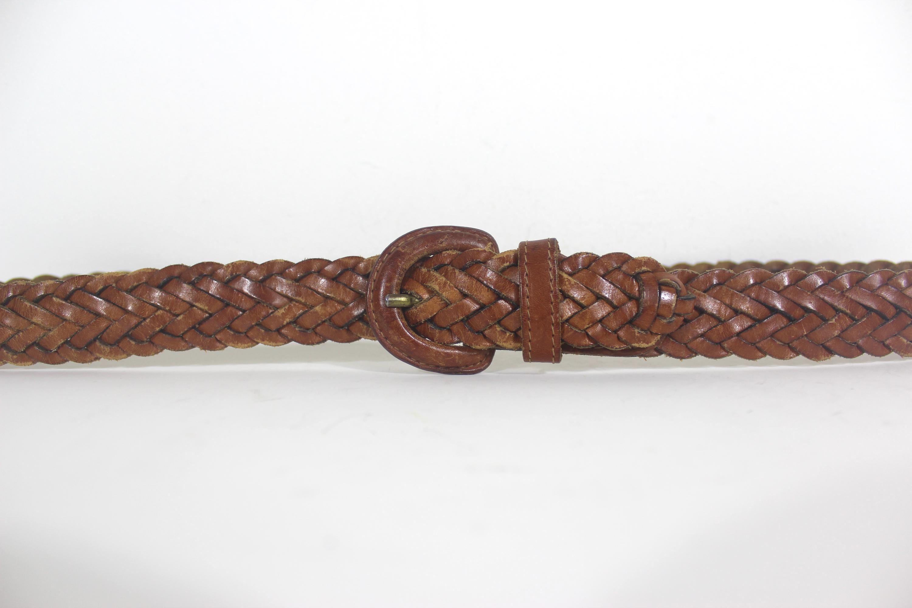 Motivi Bone Leather Braided Belt - Turkey Belt Made in Turkey - Etsy main image 4