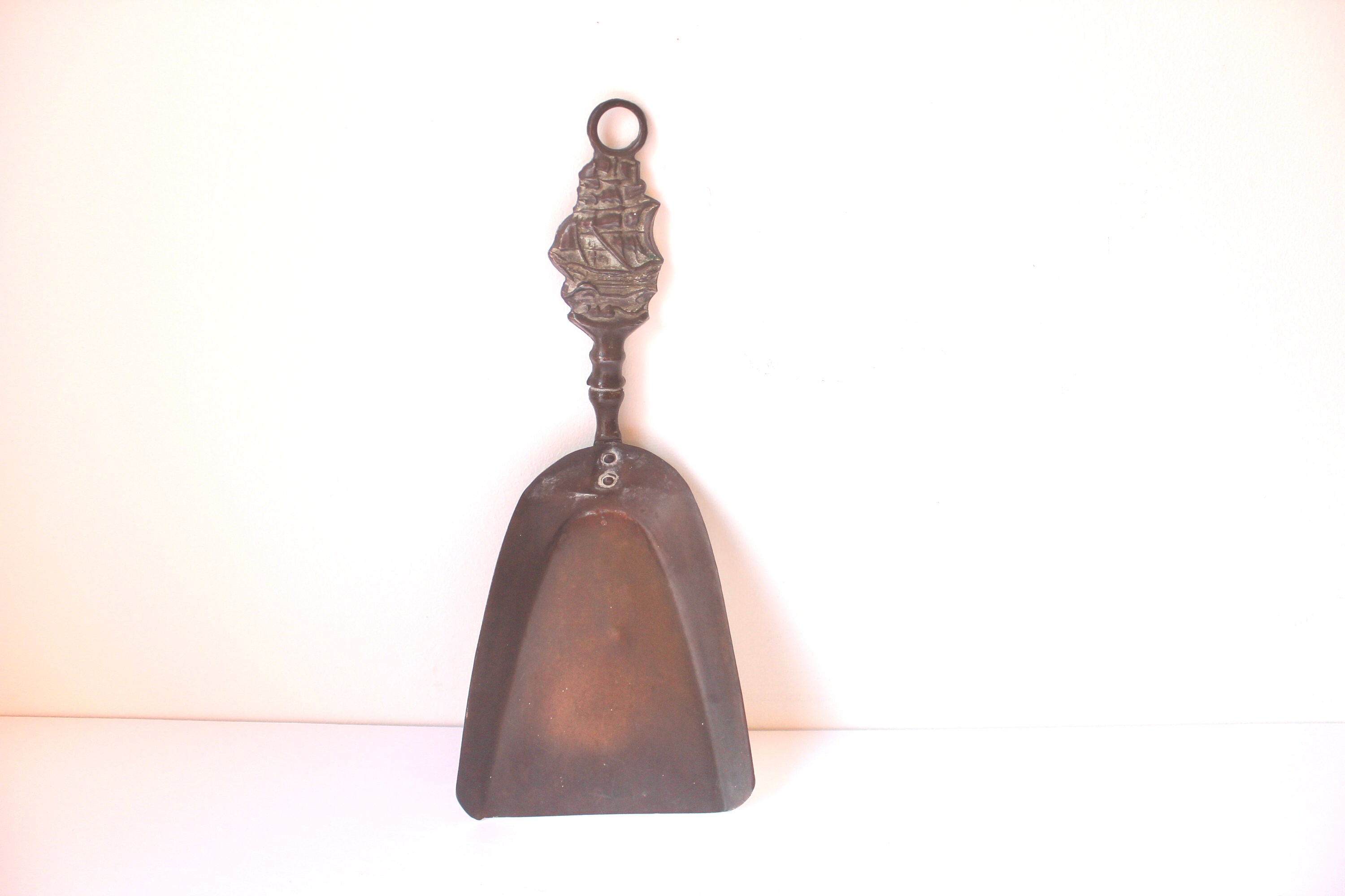 Vintage Copper Fireplace Shovel Dustpan Scoop Small Scoop Etsy