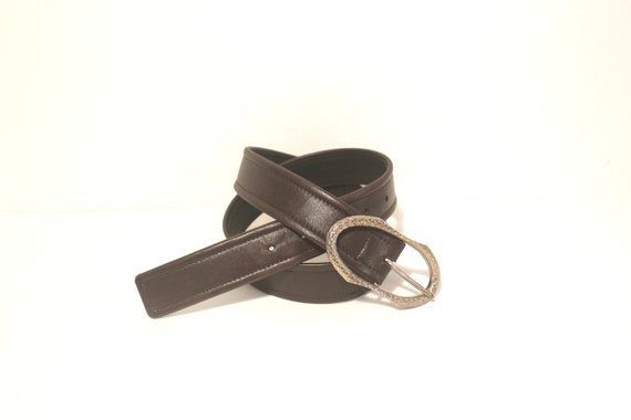 33”-37” BOTTEGA VENETA Butter Soft Chocolate Brown Leather 