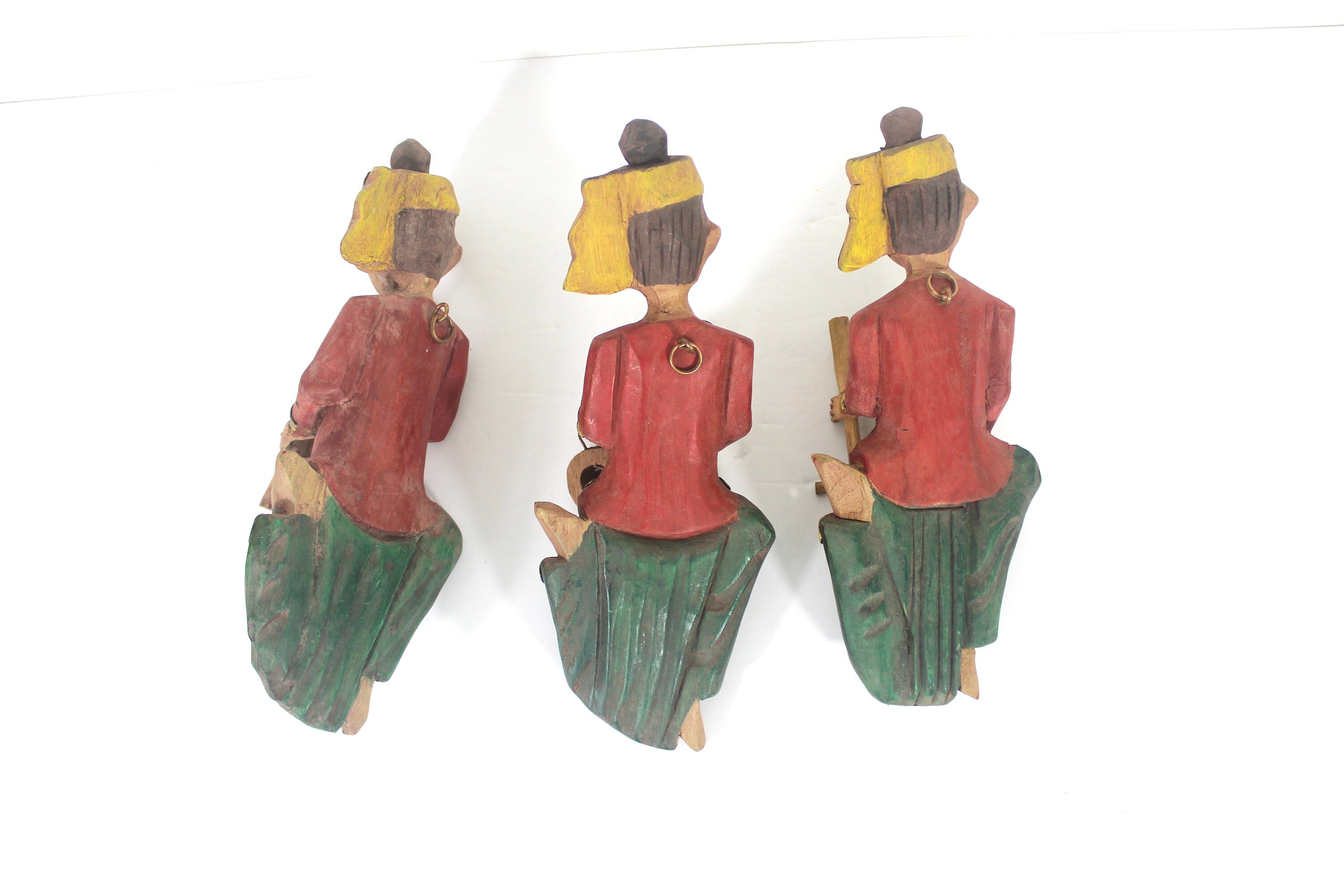 Choice Vintage Carved Wood Musician, South East Asian, Balinese, Thai or Burmese Figurine With Tiny Mirrors, Painted, Music, Wall Art - Etsy Choice Vintage Carved Wood Musician, South East Asian, Balinese, Thai or Burmese Figurine With Tiny Mirrors, Painted, Music, Wall Art - Etsy