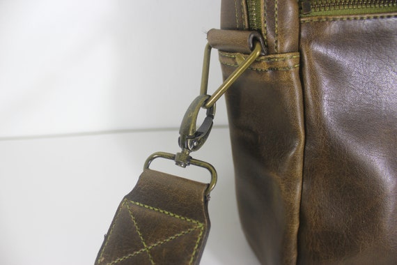 Vintage Matt & Nat Vegan Leather Messenger Bag To… - image 5