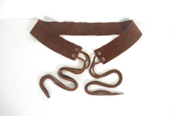 Vintage 1970’s brown suede fringe tie belt. il_fullxfull.2345978847_qoeu.jpg main image 3