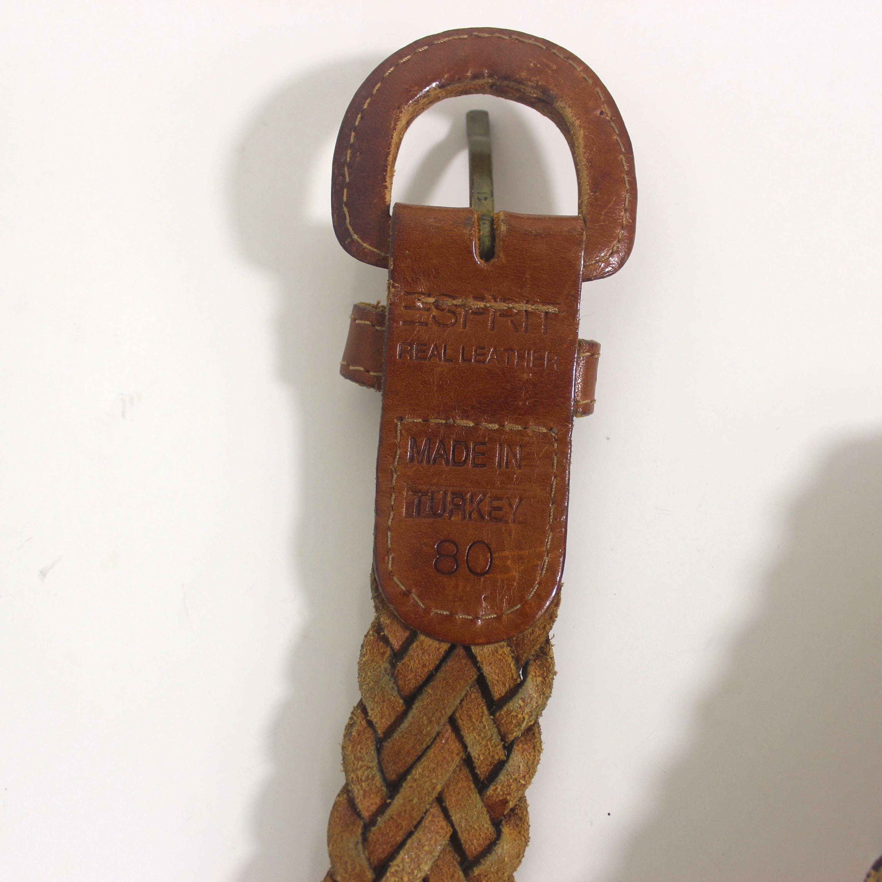 Motivi Bone Leather Braided Belt - Turkey Belt Made in Turkey - Etsy main image 3