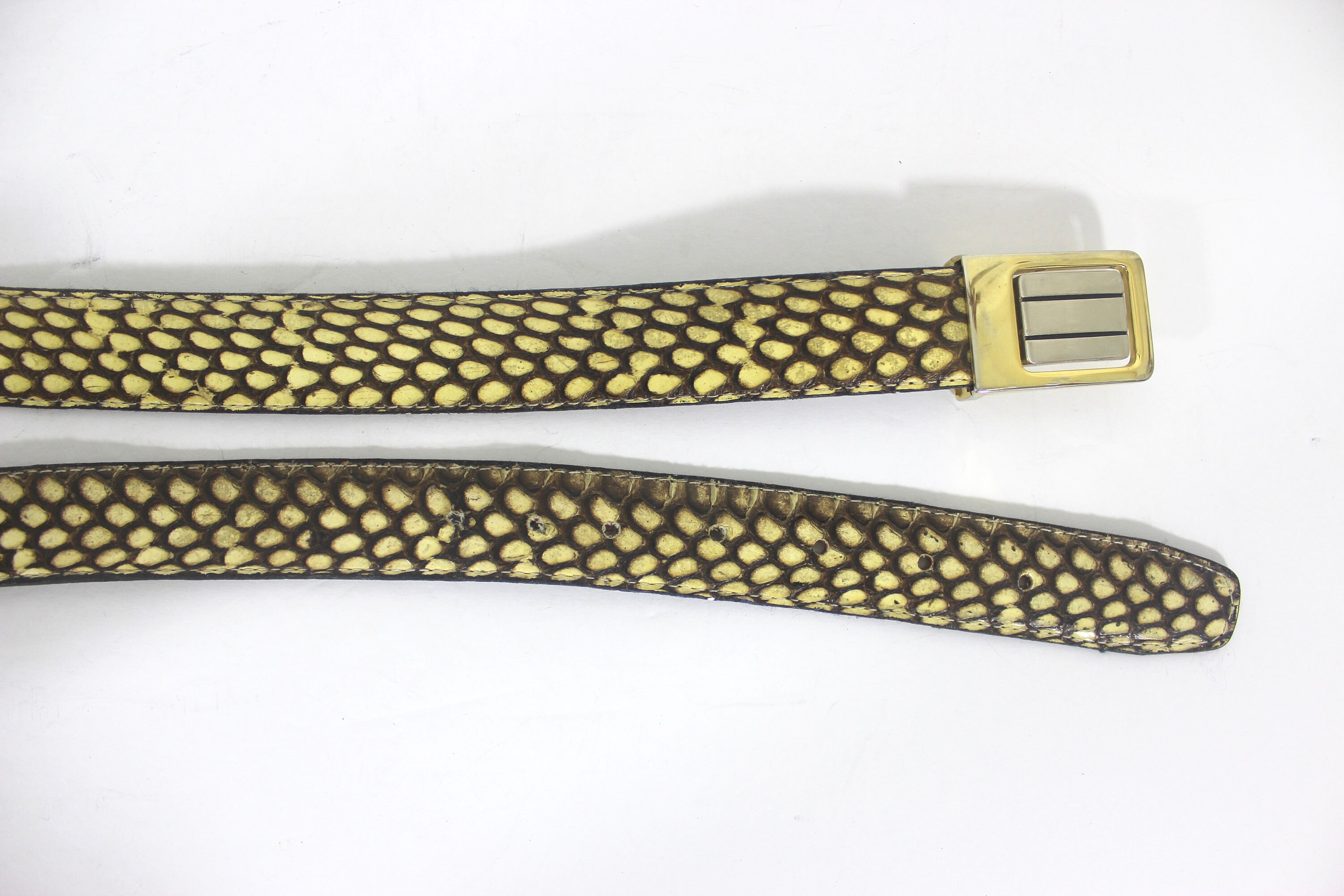 Vintage Milor green snakeskin belt Mississippi II Belt Atomic Green – TakeTheRed main image 2