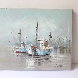 Canvas Art Boards Painting 8x10 Artist Hobby Painters Sunset Fishing  Fatherhood