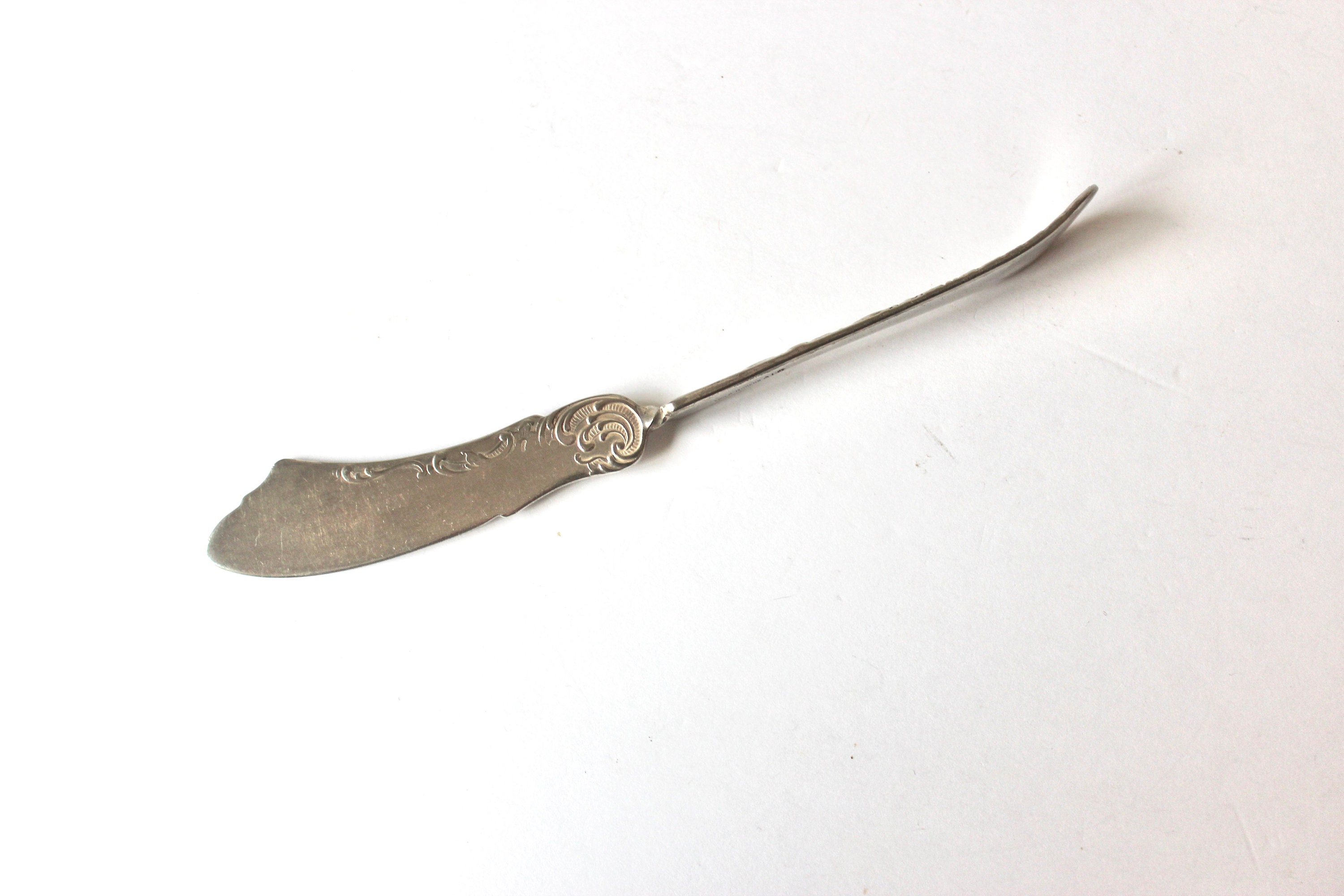 Vintage Silver Plated Butter Spreader Knife Monogrammed Cheese Knife with B  Monogram — High Country Vintage