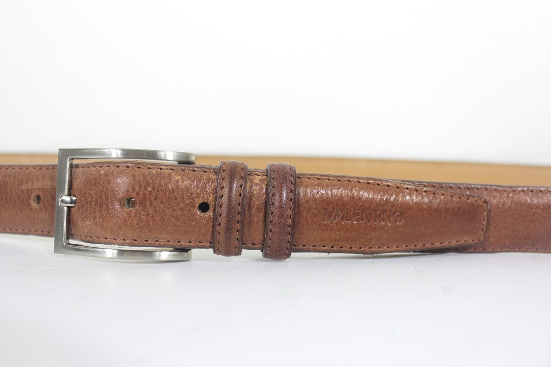 VALENTINO VINTAGE ITALY製 スエードレザー×レザーベルト VALENTINO VINTAGE ITALY製 スエードレザー×レザーベルト