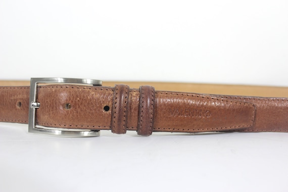 Valentino Brown Belt with Silver Buckle Valentino Brown Belt with Silver Buckle main image 4