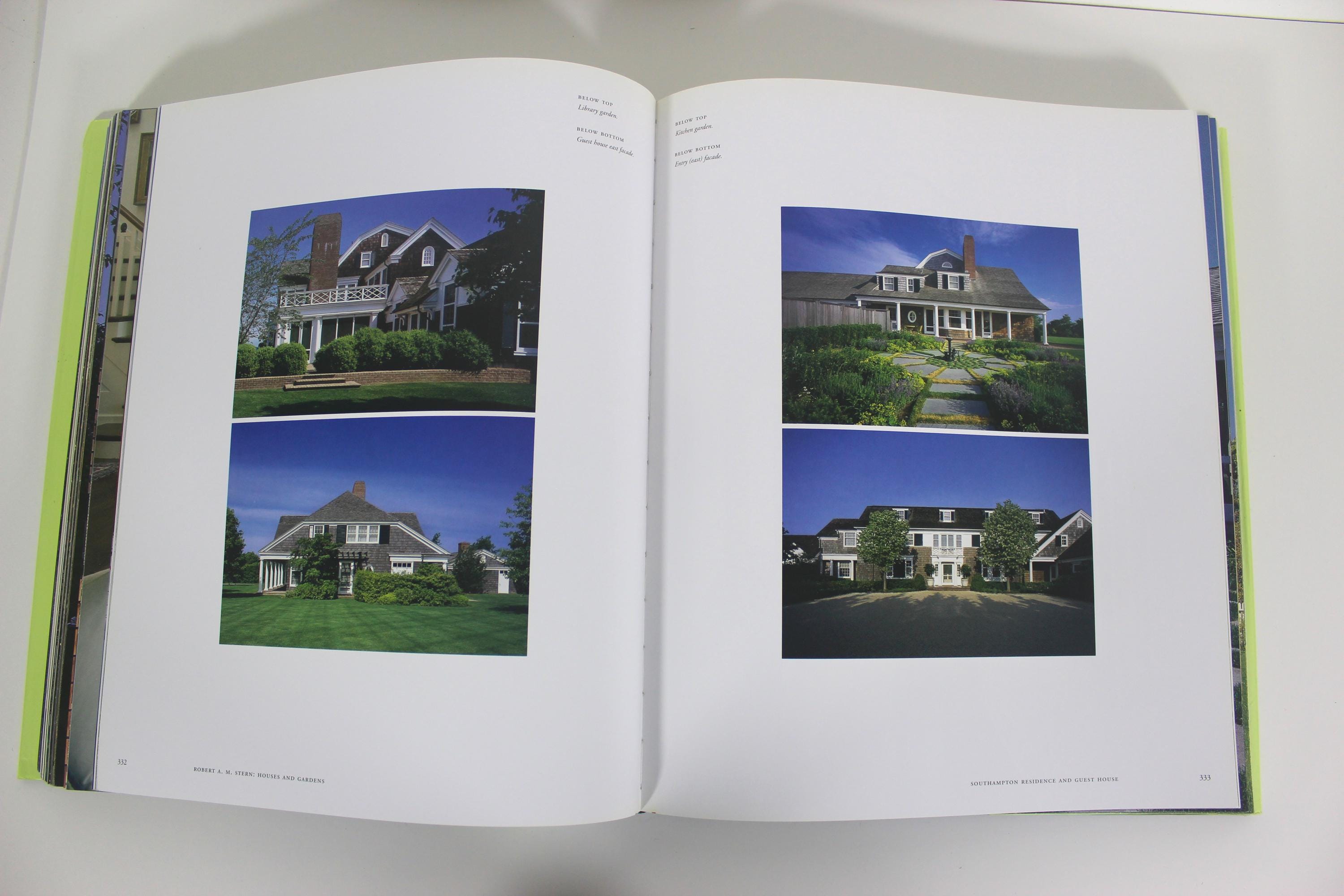 洋書 Robert A.M. Stern Houses and Gardens Robert A. M. Stern Houses and Gardens Coffee Table Book Vintage