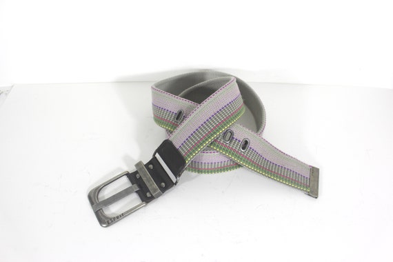 36”-40” ESPRIT Colourful Wide Fabric Belt with An… - image 1