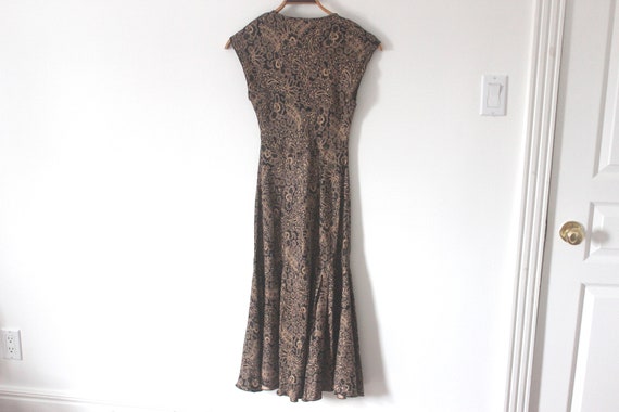 Silk Vintage Bias Cut Dress, Size 0 Extra Small, … - image 5