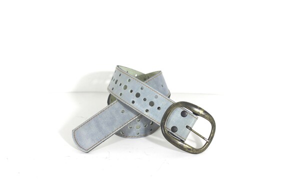 Vintage baby blue leather belt s-l400.jpg main image 4
