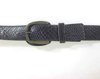 Coach Exotic Skin Genuine Lizard Brown Belt Removable Silver  display picture 1