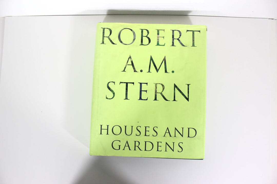 Robert A. M. Stern Houses and Gardens Coffee Table Book Vintage