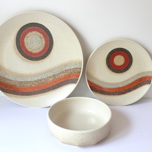 1970’s Mikasa Indian Feast Rising Sun Plates, Your Choice, Dinner, Salad, Speckled Biscuit Soup Bowl, Choose Size Number Replacements Japan