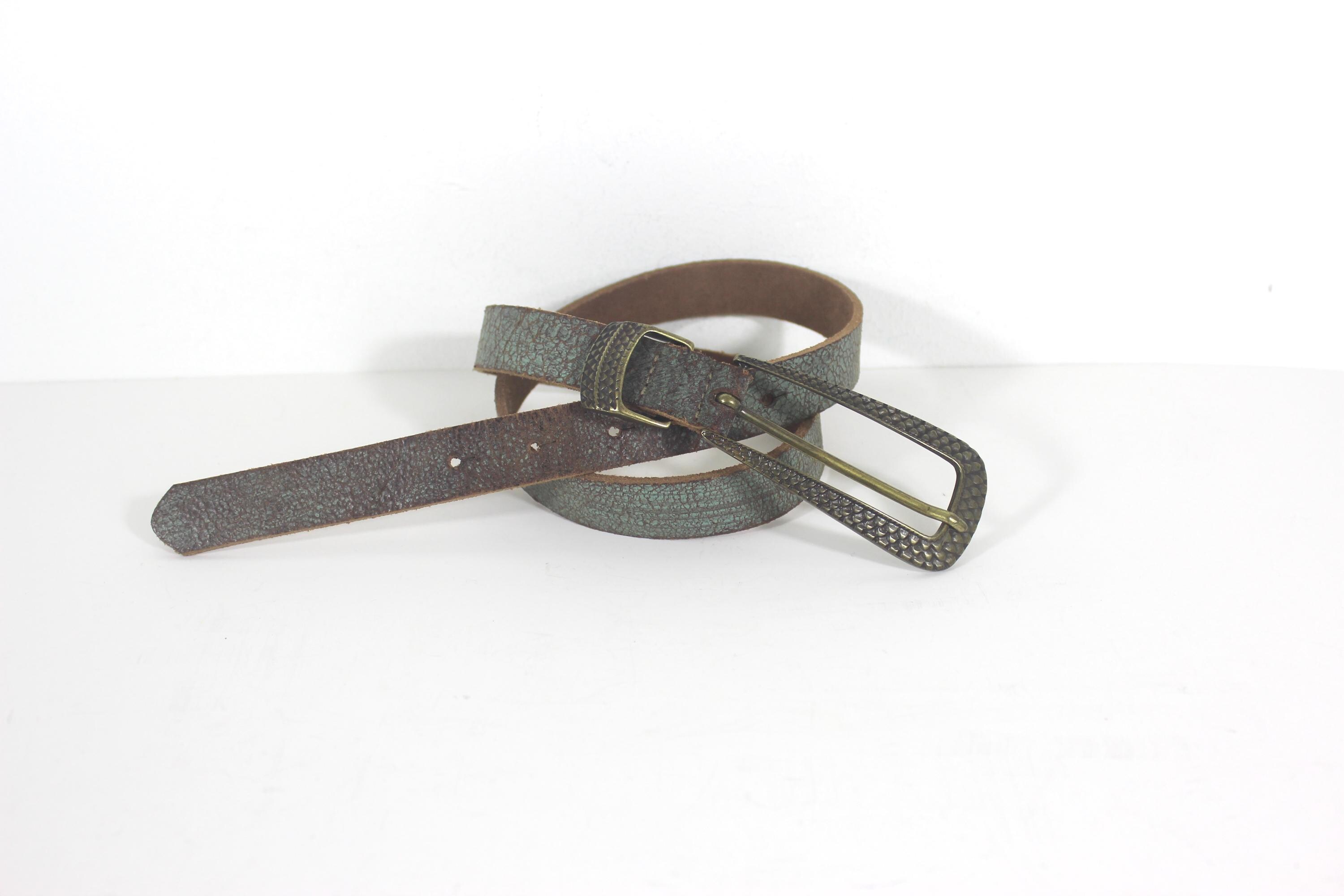Punto Fibbia Genuine Leather Studded Chain Style Belt Women\'s Size Medium Punto Fibbia Women main image 4