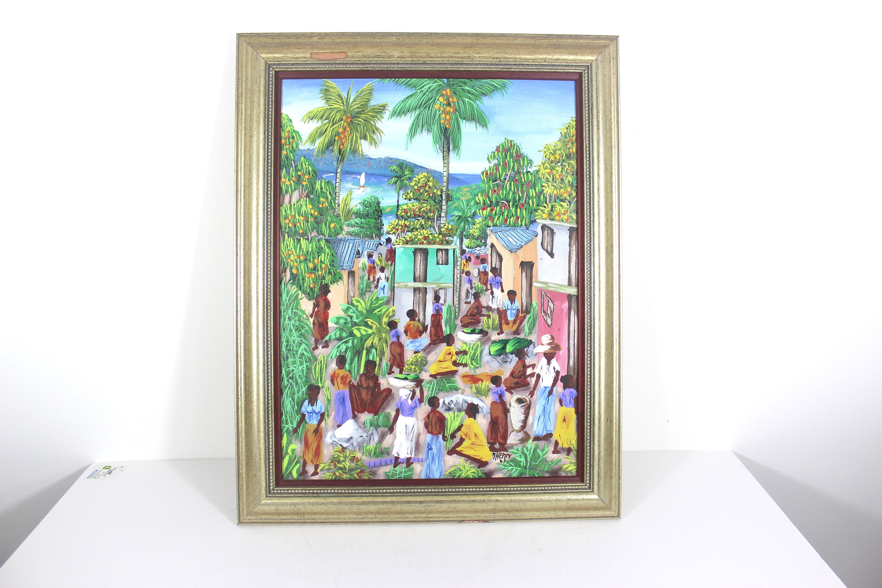 Signed Haitian Art - Etsy