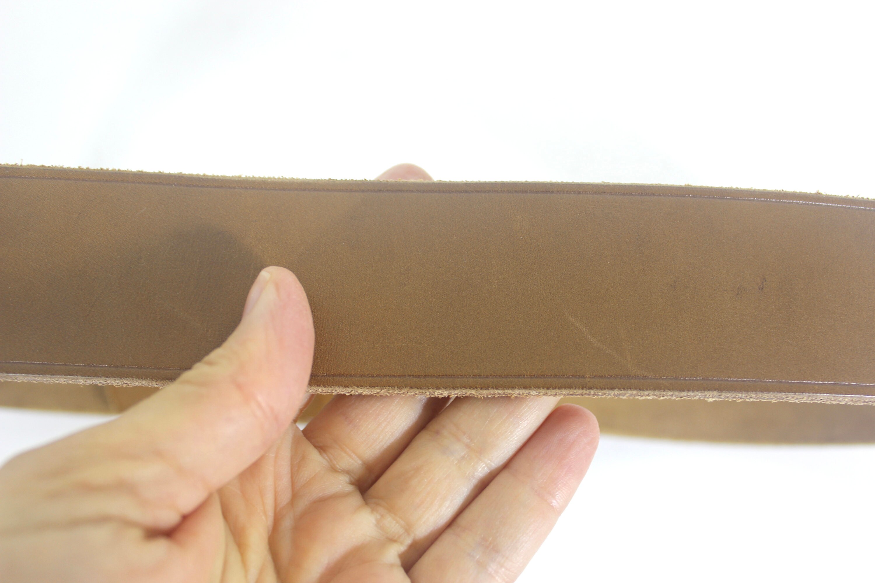 28”-32” POLO RALPH LAUREN Wide Tan Leather Belt With a 