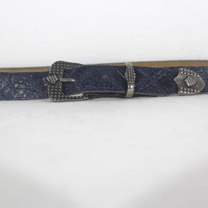 Mens Belt With Silver Tip - Etsy display picture 3