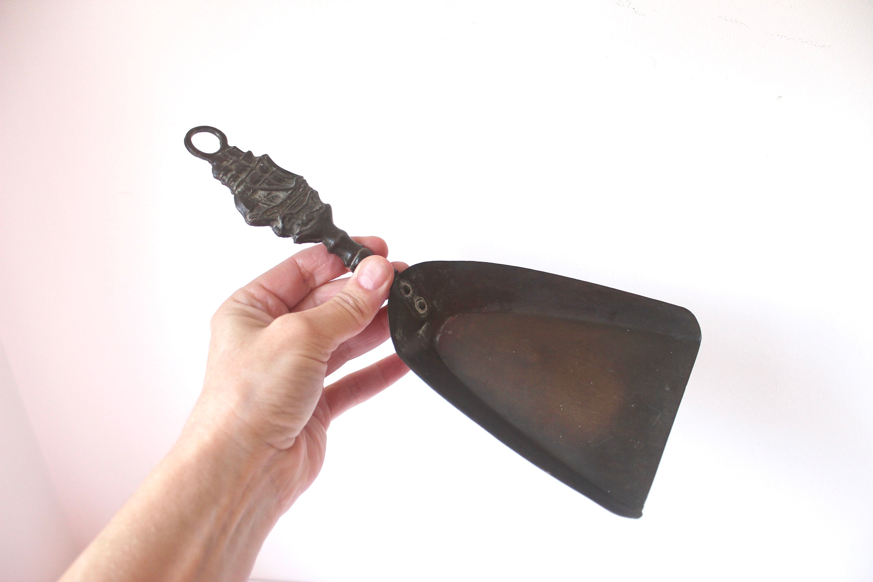 Vintage Copper Fireplace Shovel Dustpan Scoop Small Scoop Etsy