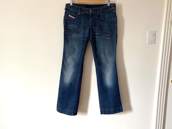 Y2K Diesel Jeans Size 30 Made in Italy, Distresse… - image 2