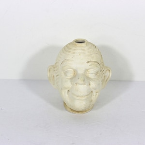 Vintage 1940’s Chia Pet Smiling Jim Ceramic Vase