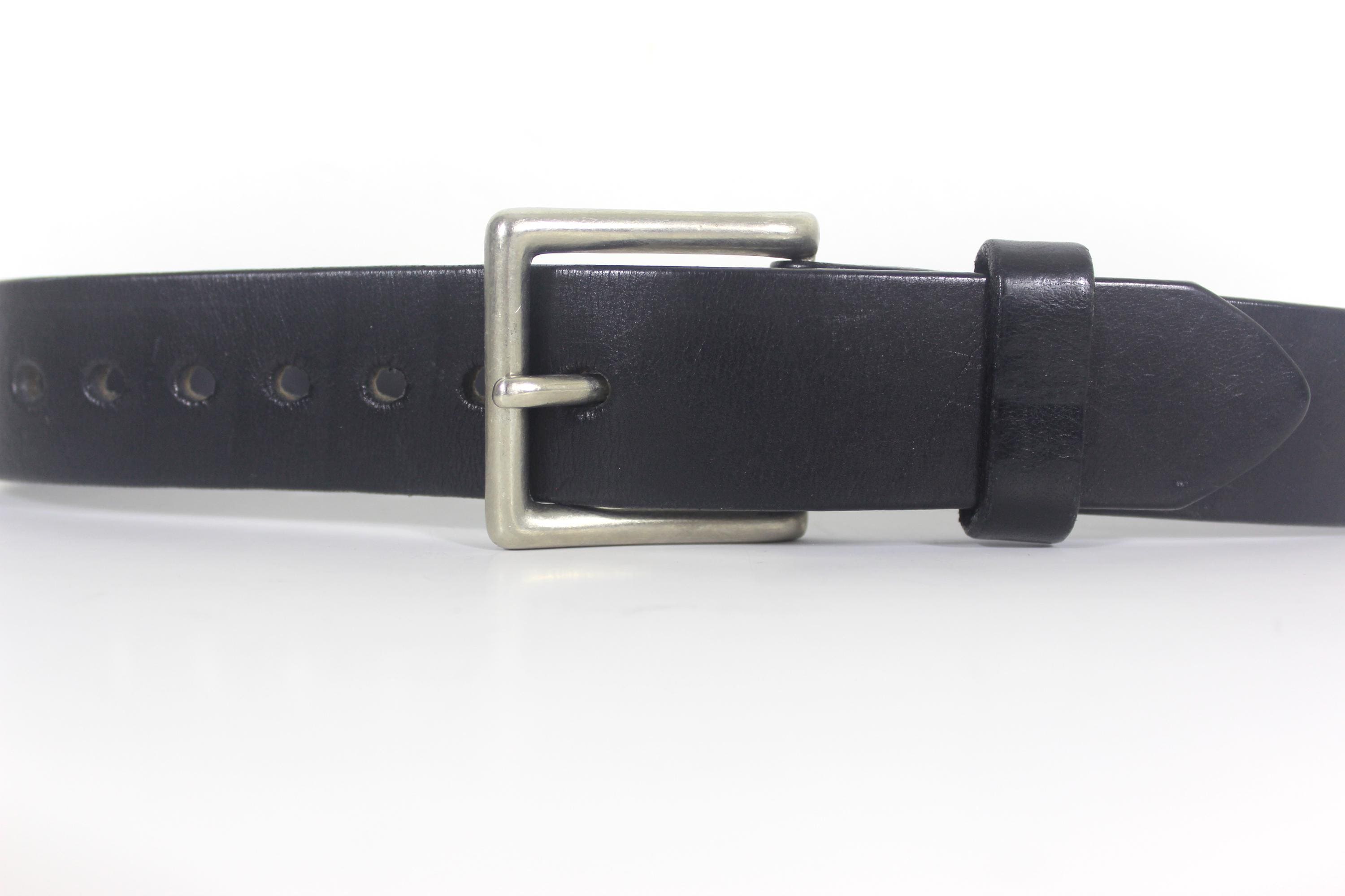 26”-31” JOHNNY B GOODS Vintage Smooth Wide Thick Black