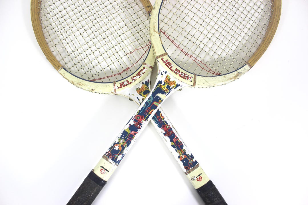Il Racket Curated Set of Vintage Wooden Tennis Rackets for Designer Decorating ...