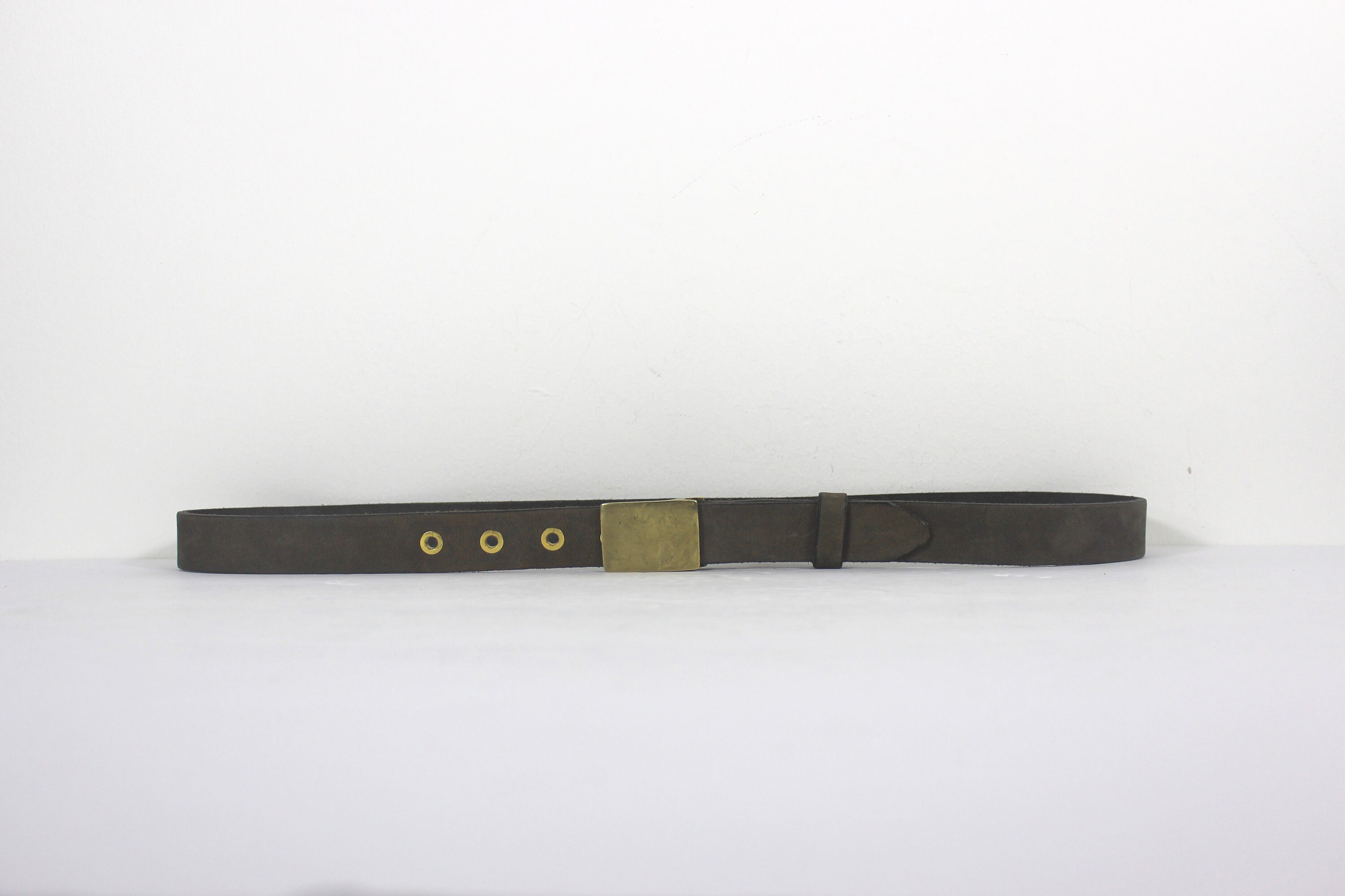 Rag and Bone grey suede leather belt sz M Belts.com 41104 Suede Belt Genuine Suede Leather Casual Jean  main image 2
