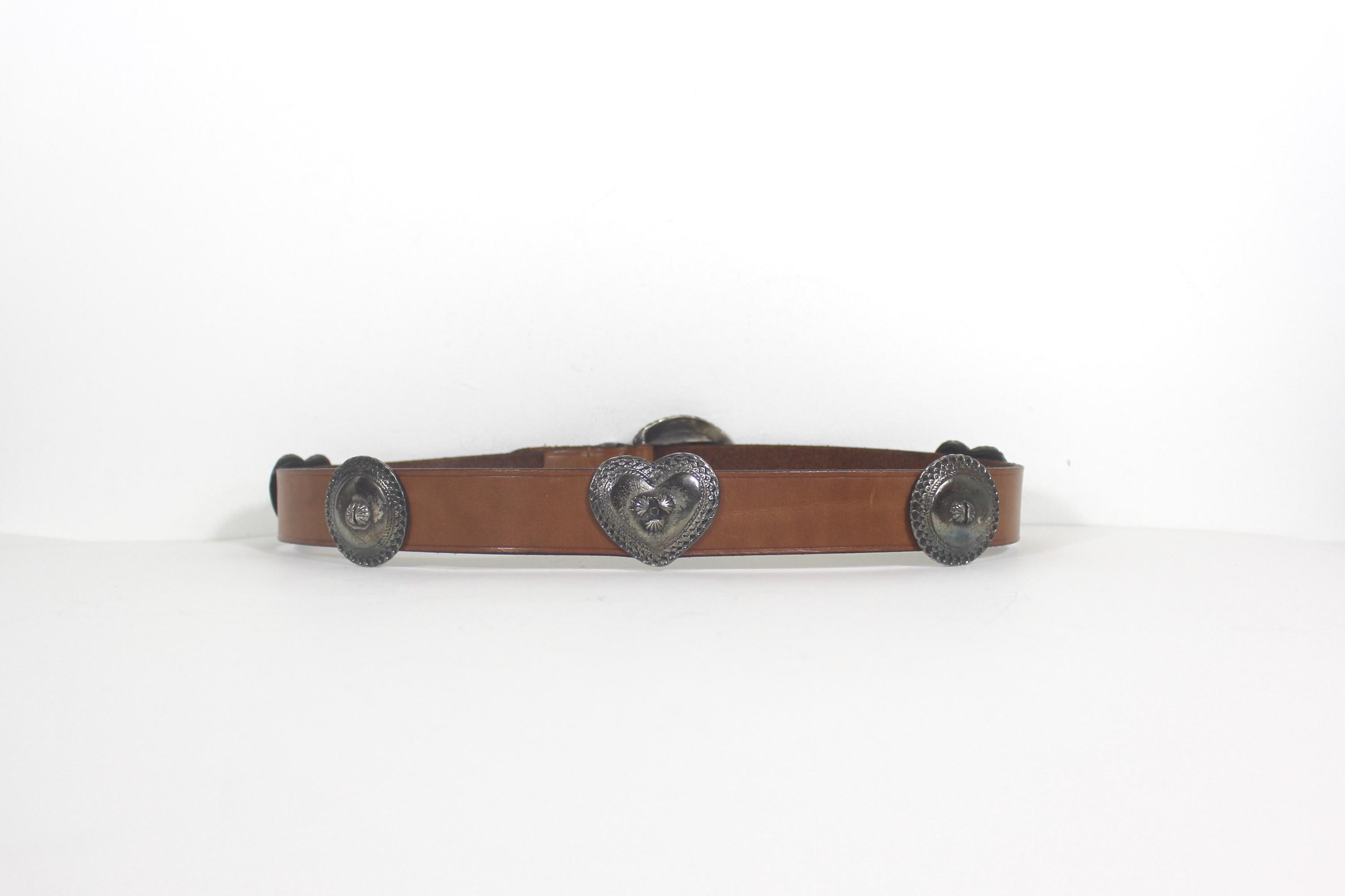 A VACATION】BELT HEART 30 SILVER