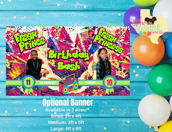 Fresh Prince Fresh Princess Birthday Bundle 90s Birthday Etsy Belgie