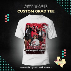 Personalized Graduation Tee, Custom Class of 2024 Tee, Graduation Gift, Senior 2024 Tshirt, Custom Grad Tee