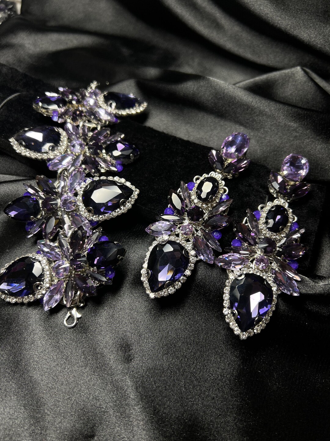 Bikini Competition Rhinestone Jewelry Set / Fitness Competition Jewelry