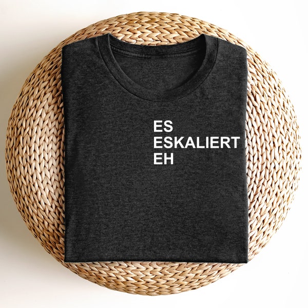 2x iron-on image: It Eskaliert Eh to iron on (incl. iron-on foil & instructions) 9 x 5 cm - beer, wine, Aperol, red wine, JGA, white wine, escalation