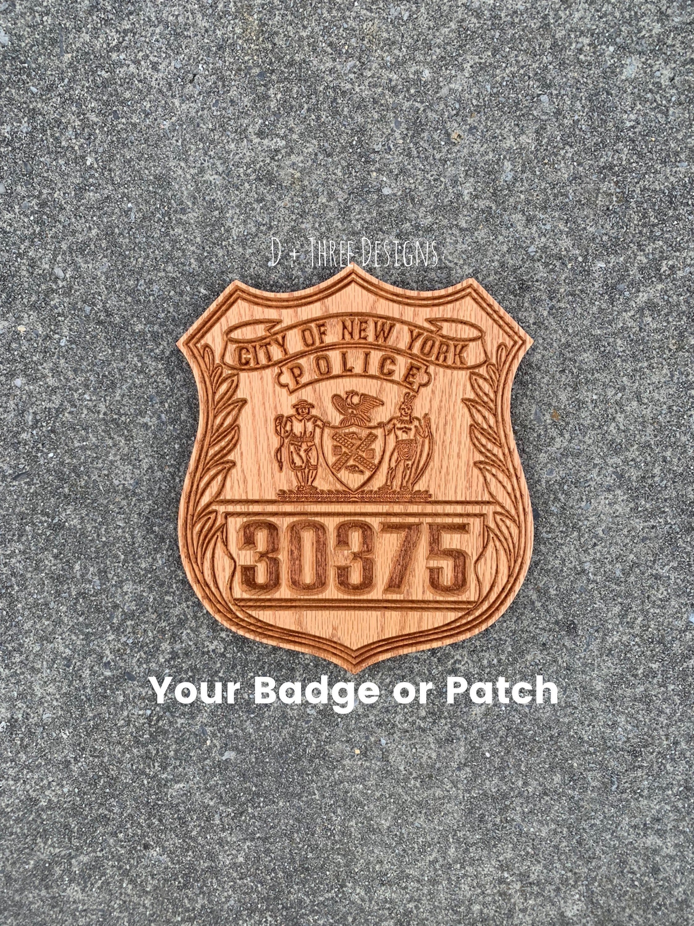 NYPD　バッジ NYPD New York Detective Police Badge Replica Movie Props *5 Digit