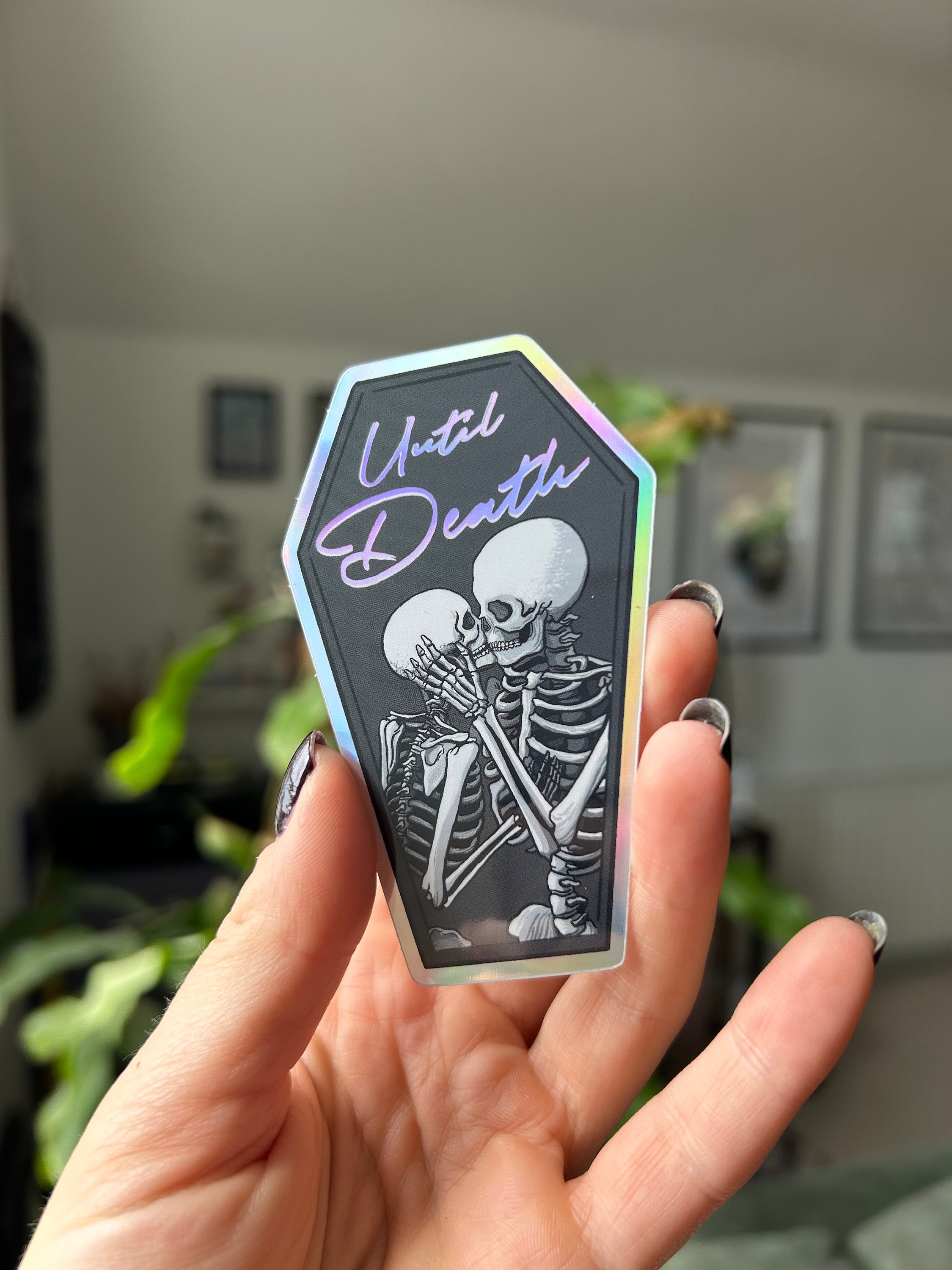 Death proof sticker - Etsy España, image size:2250x3000