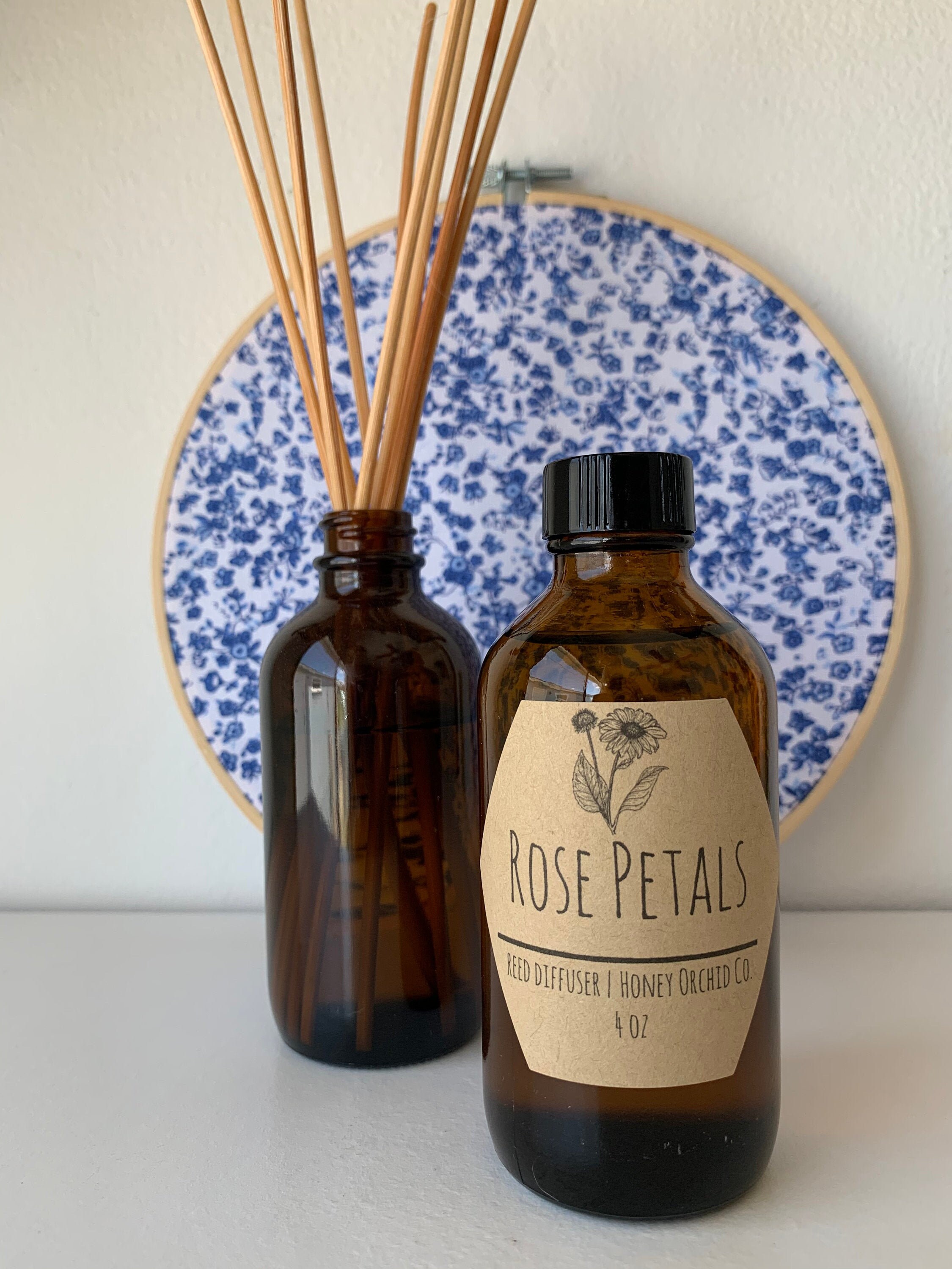 Rose Petals Reed Diffuser Oil Refill oil diffuser Etsy