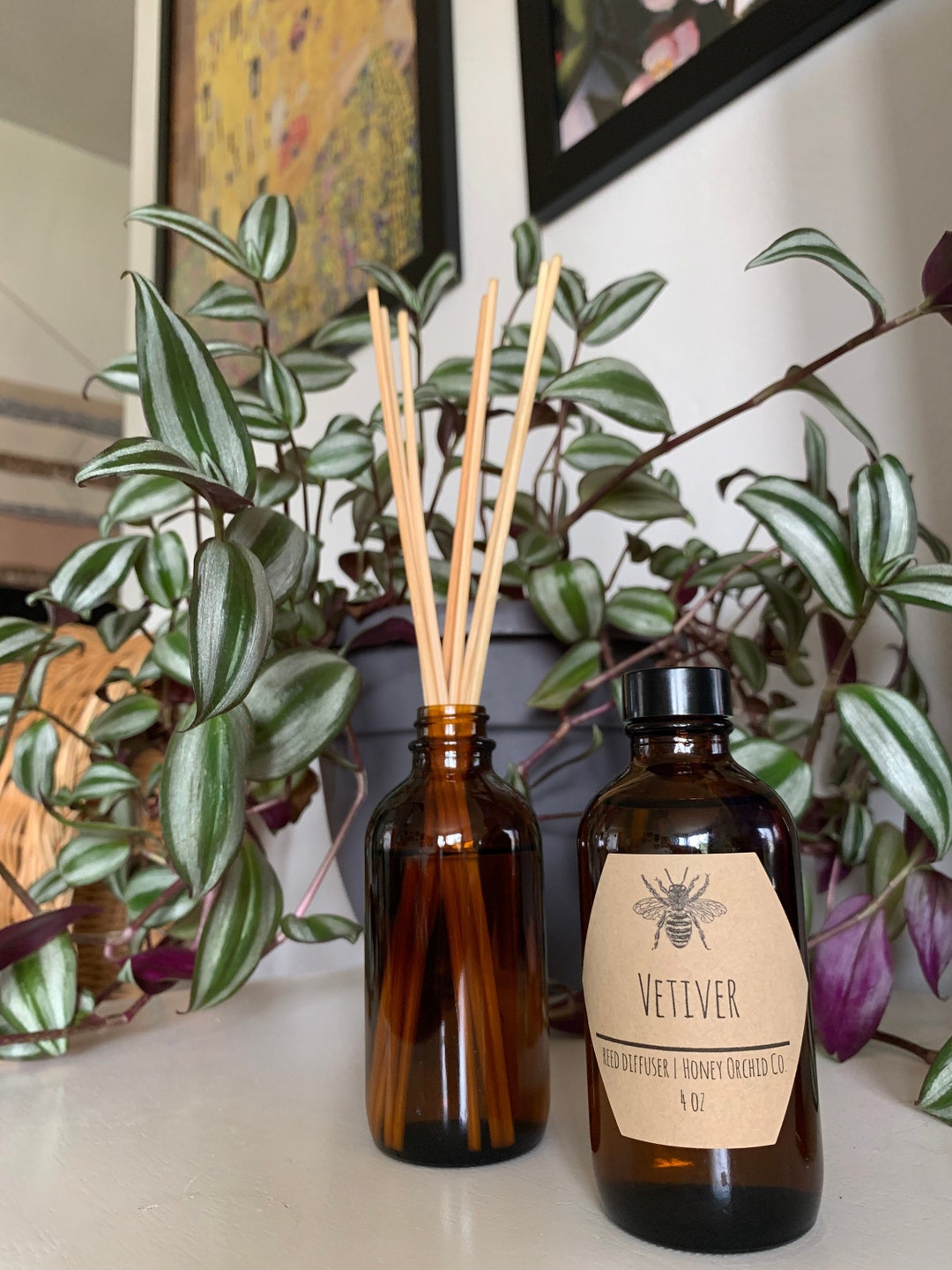 Vetiver Reed Diffuser Oil Refill Oil Diffuser Etsy
