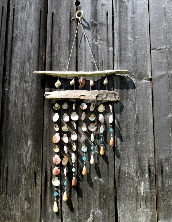 Carillon à vent en bois, décoration maritime