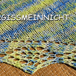 Schaltuch, Dreieckstuch, Halsschmeichler, handgestrickt, vegan, bunte Tücher Bild 10