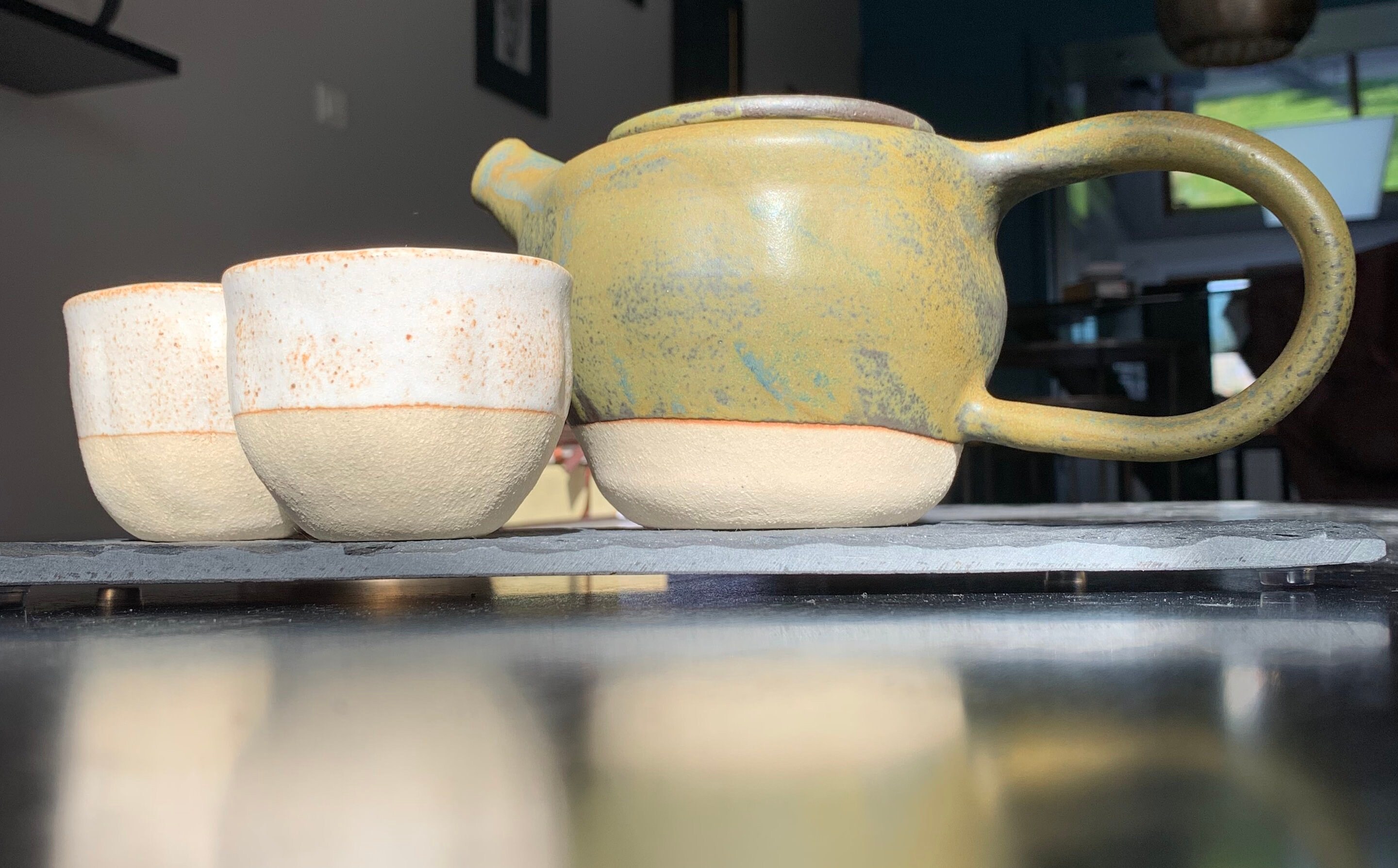 Théière en Céramique, Création d'albane Trollé